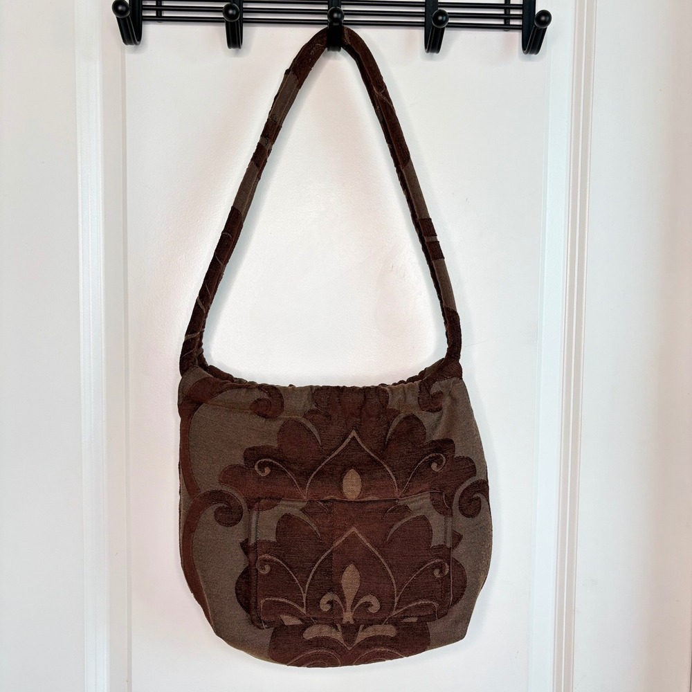 VTG Sacks Original Tapestry Bag Damask Boho Carpet Purse Cottagecore Whimsygoth
